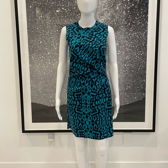 Lanvin Leopard Print Sheath Dress - Picture 3 of 12
